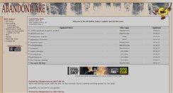 Desktop Screenshot of abandonwarering.com
