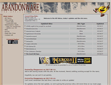 Tablet Screenshot of abandonwarering.com